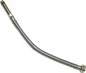 TUCAI TAQ-GRIF Flexible Water Hose H1/2-M10x1 Long Tip Stainless Steel 40 cm