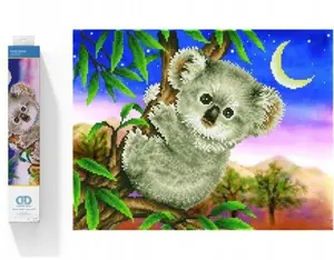 Dimantu gleznošanas komplekts Dante Koala Snack Dzīvnieki Pieaugušajiem