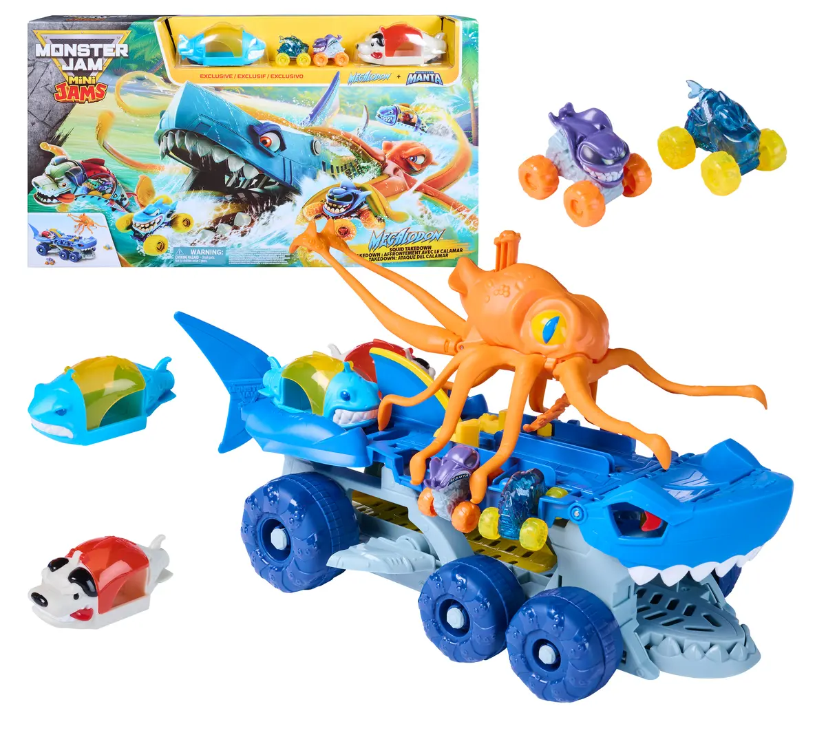 Monster Jam Mini Jams Megalodon Squid