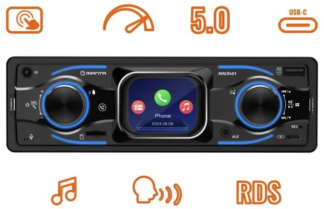 Автомагнитола Manta MACR401 DAB+ Photo 2