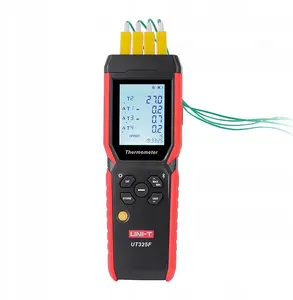 Słowik UT325F Digitālais termometrs ar datu reģistrēšanu, 4 kanāli, 72K punkti, -200.0degC līdz 1372degC, USB-C, Bluetooth