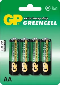 GP Batteries Greencell 4x AA Zinc Chloride Single-use battery