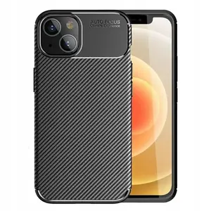 Tel Protect Carbon Elite phone case for Samsung Galaxy S24+ black flexible TPU with carbon fiber texture