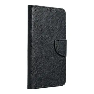 Чехол-книжка Fusion Fancy Book для Samsung Galaxy A35 5G черный из искусственной кожи с отделениями для карт и подставкой