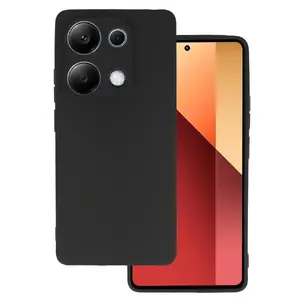 Fusion Matt защитный чехол для Redmi Note 13 Pro 4G черный мягкий TPU полиуретан