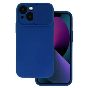 Чехол для телефона Fusion Camshield Soft для Samsung Galaxy A55 5G темно-синий ТПУ накладка с защитой камеры