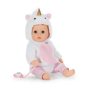 BABY born Warming Luna Unicorn 36cm Baby Doll Female 3 Years Fabric Plastic Multicolour