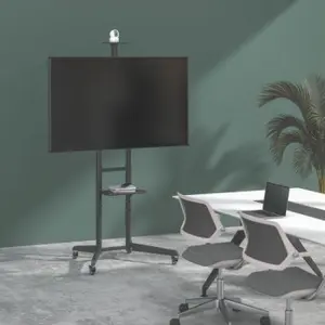 LH-Group mobile floor stand with wheels for 37-70 inch screens up to 50kg T1040T