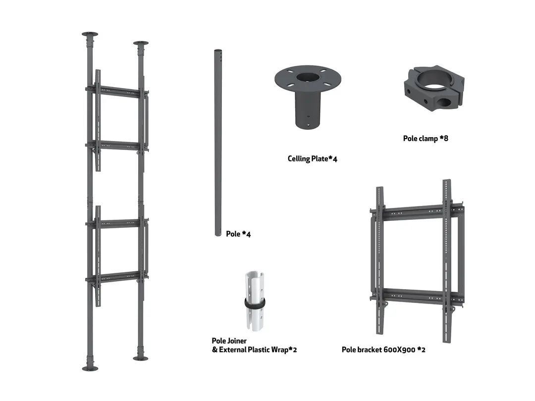 Multibrackets M Floor to Ceiling Mount Pro MBFC2P2UPHD Photo 8