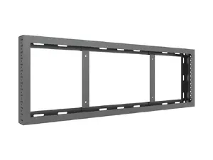 MULTIBRACKETS M Pro Series Wall Enclosure for 37-inch Displays Small Black Steel Landscape and Portrait