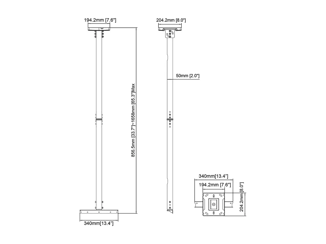 Multibrackets 1553 signage display mount 1553 Photo 6