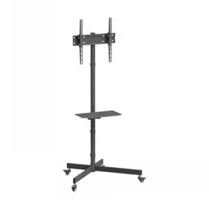 LH-Group mobile floor stand with wheels for 32 to 55-inch screens up to 35 kg