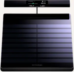 Withings Body Scan 2 Умные напольные весы черные с Wi-Fi и Bluetooth, Макс. 200 кг, измерение веса, жира, мышечной массы и ИМТ