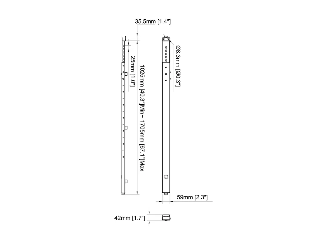 Multibrackets M Pro Series Mounting Rail Photo 6