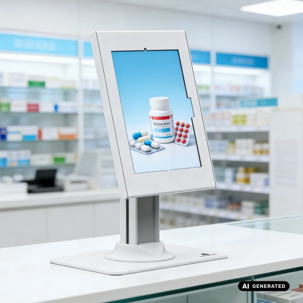 MACLEAN MC-959 W Tablet Advertising Mount and Stand Photo 3