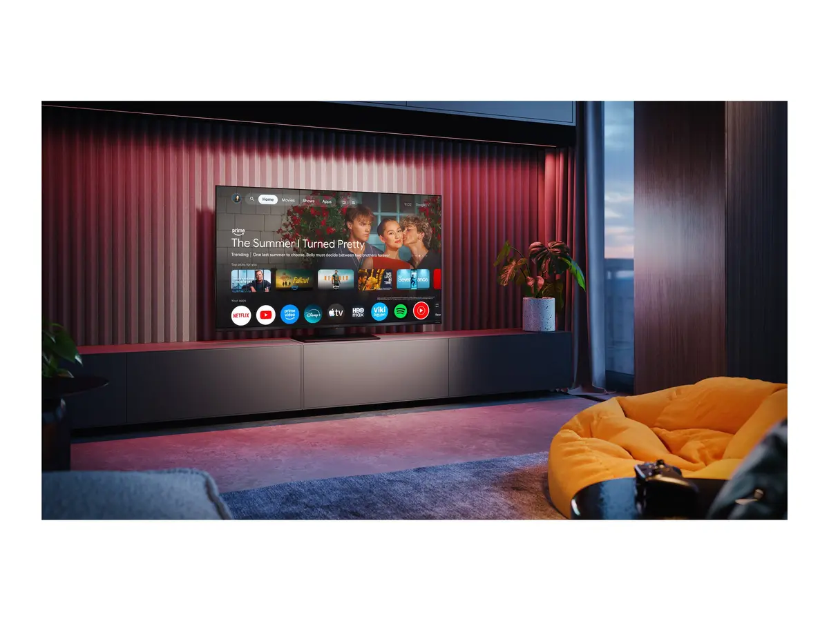 Телевизор Sharp 55JR7265E 55" 4K Ultra HD QLED Google TV Photo 10
