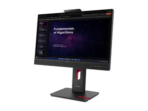 Lenovo ThinkCentre TIO24 Gen6 Monitors 23.8" Full HD IPS 1920 x 1080 LED 16:9 Iebūvēti skaļruņi USB centrmezgls VESA stiprinājums Augstuma regulēšana Melns