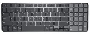 Dell Pro 7 KB746 wireless keyboard with RF Wireless and Bluetooth, full-size 100% layout, scissor switches, US International QWERTY, USB-C charging, and numeric keypad in graphite