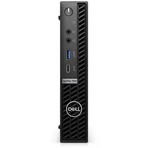 Мини-ПК Dell OptiPlex 7000 с процессором Intel Core i5-12500T, 16 ГБ ОЗУ, 256 ГБ SSD, WiFi, BT, Windows 11 Pro, Черный
