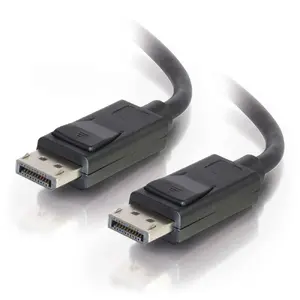 Cables2Go DisplayPort Cable Male to Male Black 4.57 m 4K 60Hz UHD with Latches