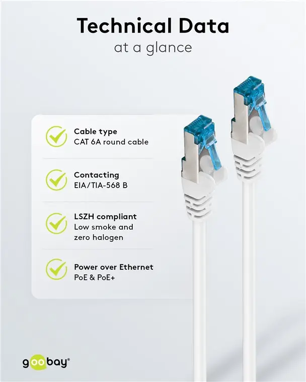 Сетевой кабель Goobay 67547 Cat6a S/FTP 3 м Photo 7