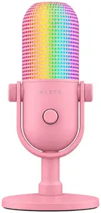 USB mikrofons Razer Seiren V3 Chroma 32-bit DSP Quartz RZ19-05990300-R3M1