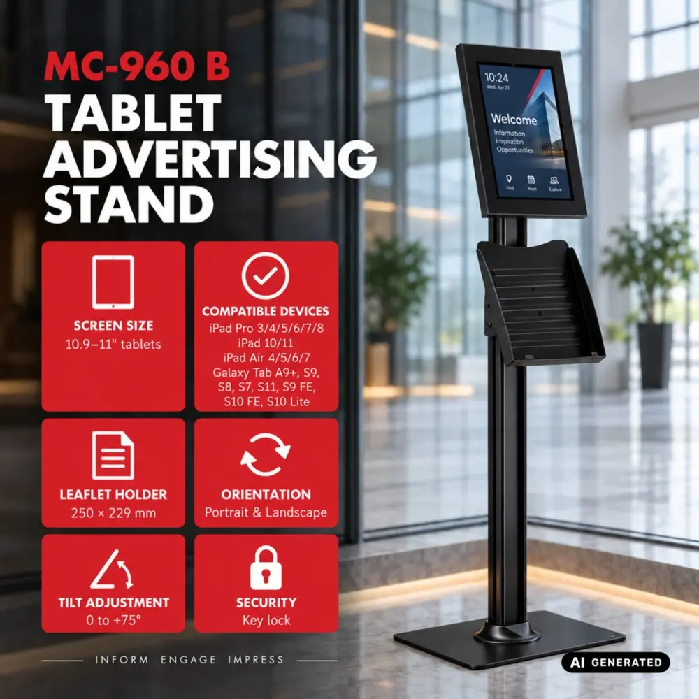 Tablet Advertising Mount Maclean MC-960 B Photo 2