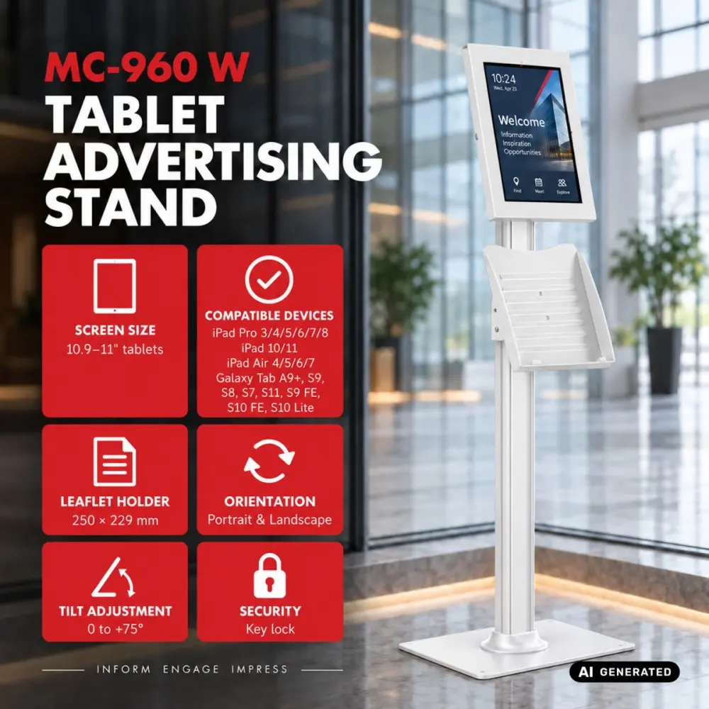 Tablet Advertising Mount Maclean MC-960 W Photo 2