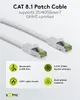 Сетевой кабель Goobay 69768 Cat8.1 S/FTP 1 м Photo 3