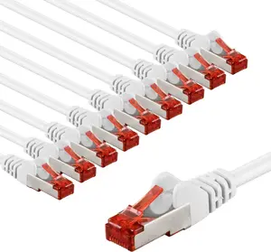 Сетевой кабель Goobay 66647 Белый 2 м Cat6 S/FTP RJ-45 Штекер/Штекер