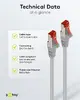 Goobay 66650 Cat6 S/FTP Network Cable 1 m Photo 7