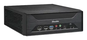 Shuttle XPC slim PC Barebone XH810 with 8GB DDR5 RAM, Intel H810 Chipset, LGA 1851 Socket, 3.5L Chassis, Active Cooling, Dual LAN