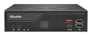 SHUTTLE Mini PC Barebone DH810 with 8GB DDR5 RAM, Intel H810 Chipset, LGA 1851 Socket, Dual LAN, Active Cooling