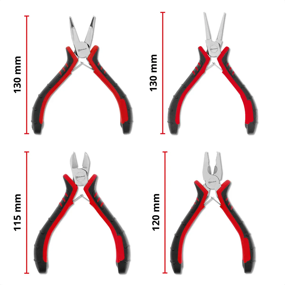 Einhell-KWB Electronics Pliers Set, 4 Pieces Photo 2