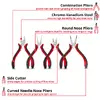Einhell-KWB Electronics Pliers Set, 4 Pieces Photo 3