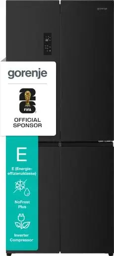 Gorenje NRM819E61BX brīvi stāvošs daudzduru ledusskapis