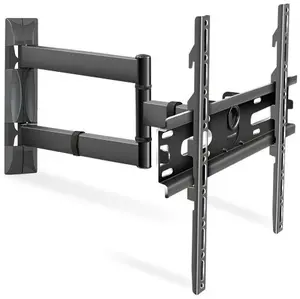Retoo E257 Sienas stiprinājums 26 līdz 55 collu televizoriem un monitoriem ar slīpuma un pagriešanas regulēšanu VESA līdz 400x400 mm slodze 30 kg