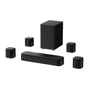 Ultimea Aura S5T 7.1 Dolby Atmos soundbārs ar zemfrekvences skaļruni un telpiskās skaņas skaļruņiem