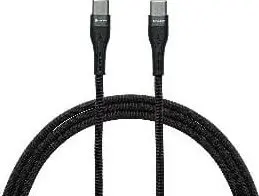 Кабель USB Tracer USB-C - USB-C 1 м Черный