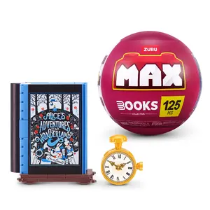 Zuru MAX Build more Premium Bricks Books Collection Alice in Wonderland Building Set, 125 Pieces, Plastic, Recommended Age 8 Years and Older