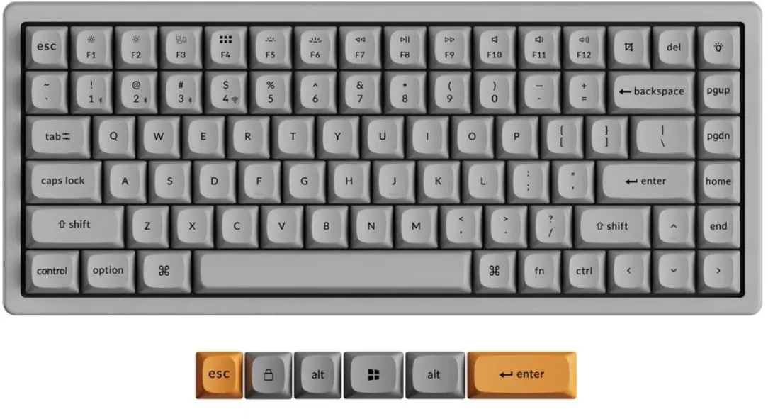 Keychron K2 HE Concrete Edition tastatūra