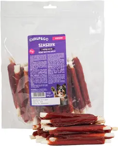 Chrup&Go Лакомство для собак Шашлык с утиной грудкой для взрослых 500г