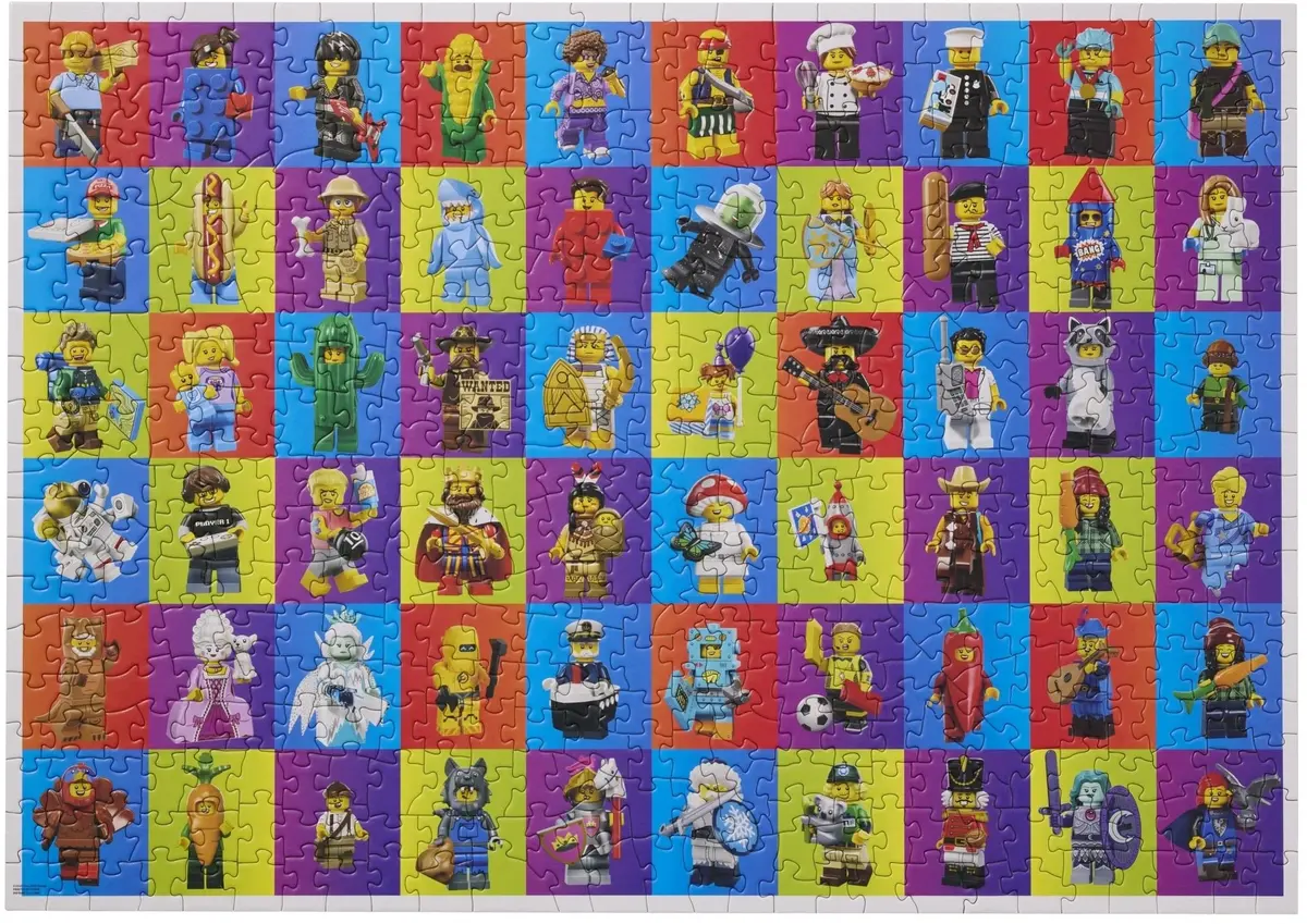 LEGO Minifigures Collage 1 puzle, 500