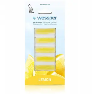 Wessper Lemon Vacuum Cleaner Fragrance Cartridge 5-Pack
