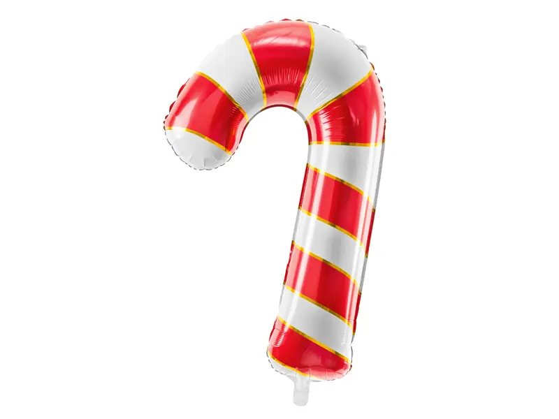 PartyDeco Candy cane Foil balloon Photo 2