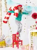 PartyDeco Candy cane Foil balloon Photo 3