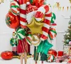 PartyDeco Candy cane Foil balloon Photo 6