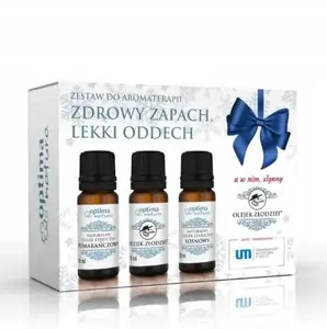 Optima Natura Essential Oil Set Zdrowy zapach lekki oddech 3x10ml Orange Thieves Pine