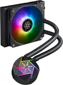 Silverstone VIDA 120 SLIM Computer case Liquid cooling kit 12 cm Black 1 pc(s)