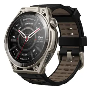 Amazfit Balance Ultra 3.81 cm (1.5") AMOLED 51 mm Digital 480 x 480 pixels Touchscreen Titanium Wi-Fi GPS (satellite)